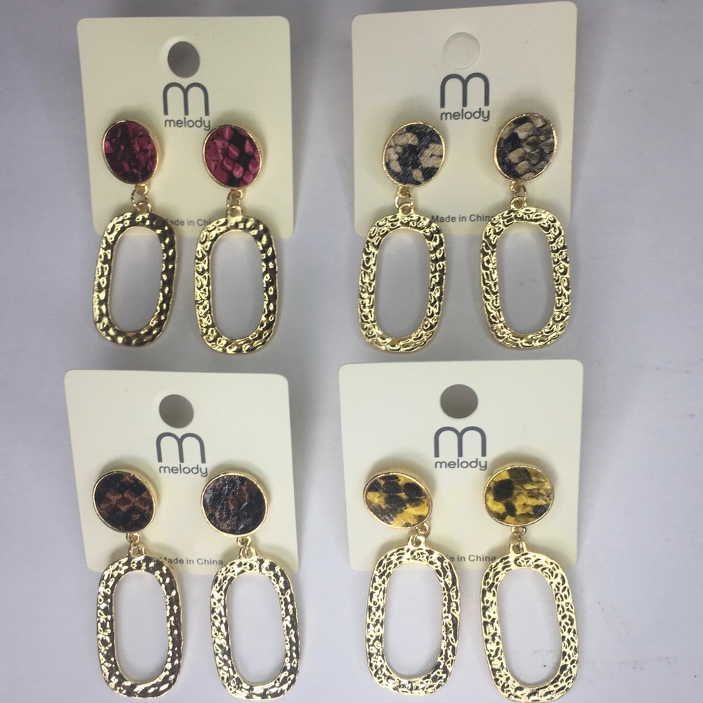 NWT. Hoop Earrings Set